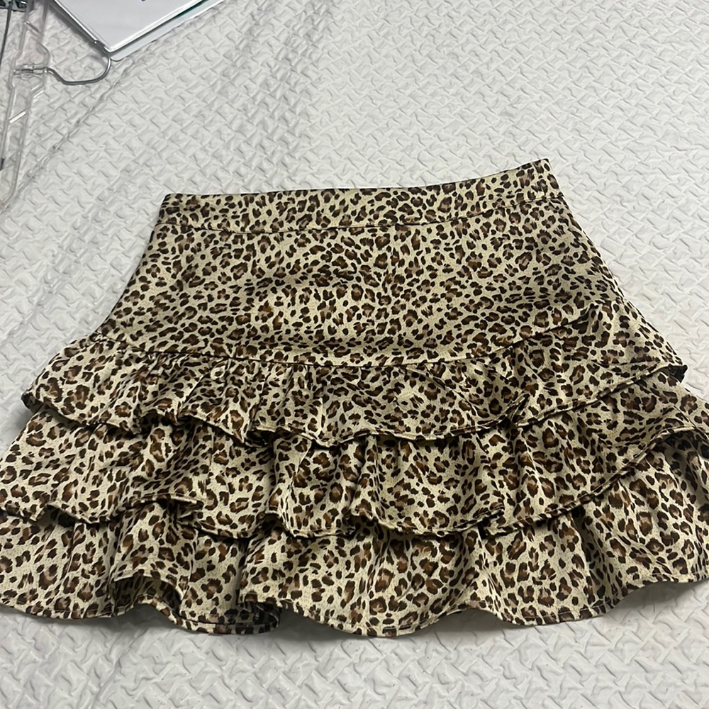 Cheetah skirt in a size xsmall